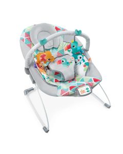 Bright Starts Toucan Tango Bouncer, Baby Bouncer for Ages 0 Months Up