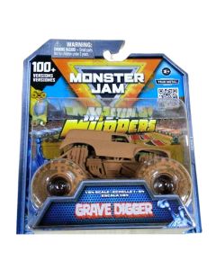 Monster Jam 1:64 Diecast Mystery Mudders (Grave Digger V1) for Boys 3 years up