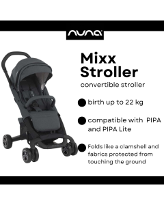 Nuna Mixx Stroller - Caviar