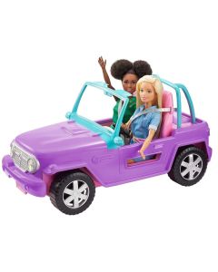 Barbie Off-Road Vehicle with Rolling Wheels Playset for Girls 3 years up
