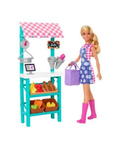 Barbie Farmers Market Playset Children Toy for Girls ages 3 years up