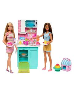 Barbie Friends Baking Party Playset For Girls 3 Years Up