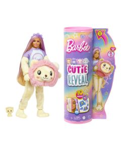 Barbie Cutie Reveal Cozy Cute Tees Series Lion with Plush Costume & Accessories For Girls 3 Years Up