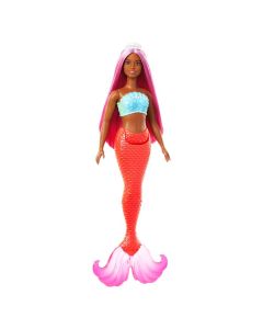 Barbie Dreamtopia Fairytale New Core Mermaid Dolls With Red Ombre Fins For Girls 3 Years Old And Up

