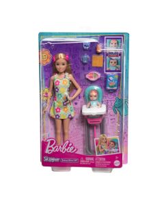 Barbie Fam Skipper Babysitter Caucasian Playset For Kids 3 Years Old And Up