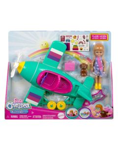 Barbie Fam Chelsea Can Be- Plane Pilot For Girls 3 Years Old And Up