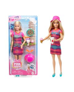 Barbie Pink Passport  Italy Travel Doll For Girls 3 Years Old And Up