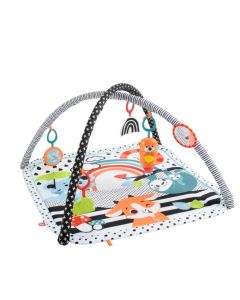 Fisher-Price 3 in 1 Music, Glow and Grow Gym, Baby Activity Gym and Playmat for Baby to Toddler