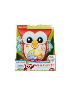 Fisher-Price Linkimals Light-Up and Learn Owl, Educational Toys for Ages 18 Months Up