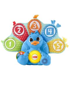 Fisher Price Linkimals Counting & Colors Peacock with Interactive Lights & Sounds Learning Toy for Baby & Toddlers Ages 9 months up
