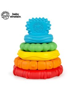 Baby Einstein Stack & Teethe Multi-Textured Teether Baby Toy