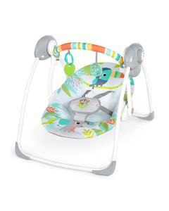 Bright Starts Rainforest Vibes Portable Swing For Baby Ages 0 Month and Up