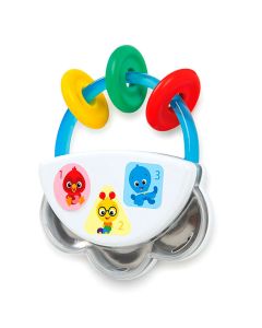 Baby Einstein Tiny Tambourine, Baby Musical and Rattle Toys for Ages 3-36 Months