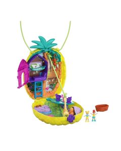 Polly Pocket Polly & Lila Tropicool Pineapple Wearable Purse Compact For Girls 3 years up