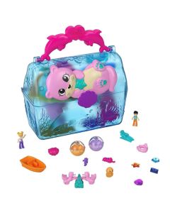 Polly Pocket Sparkle Cove Adventure Island Treasure Chest Playset With Accessories For Kids 4 Years Up