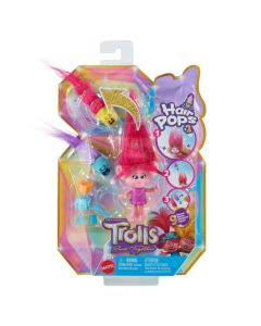 Trolls Band Together Small Dolls Hair Pops Pink For Kids 3 Years And Up