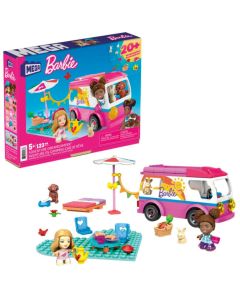 Mega Bloks Mega Barbie Adventure DreamCamper for Girls 3 years up	