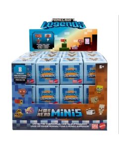 Minecraft Mob Head Boxed Mini Figures Random Assortment For Kids