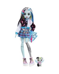 Monster High Core Doll Frankie With Pet & Accesories For Girls 3 Years And Up