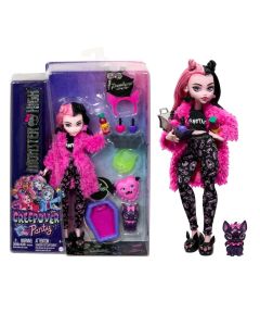 Monster High Creepover Party Set Draculaura Doll With Pet & Accessories For Girls 4 Years Old And Up