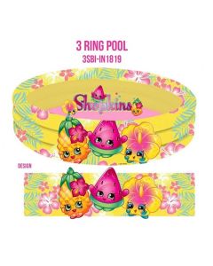 Shopkins 3 Inflatables Swimming Ring Pool 150X30cm