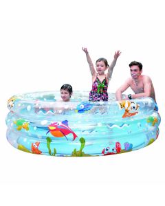 Jilong Inflatables Ocean Fun 3-Ring Pool