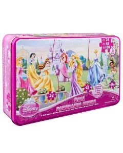 Disney Princess Panorama Puzzle Tin For Girls 3 years up