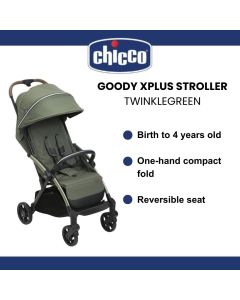 Chicco Goody Xplus Stroller Suitable For Newborn Up To 22kgs (Twinkle Green)