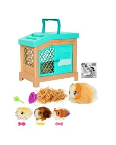 Little Live Pets Mama Surprise S1 Interactive Stuffed Toy Guinea Pig Playset For Kids 5 Years And Up