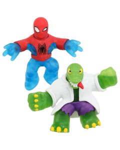 Heroes Of Goo Jit Zu Marvel S7 Spiderman Vs Gooshifter Lizard For Boys 3 Years Up	