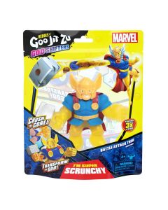 Heroes of Goo Jit Zu Marvel S8 Hero Pack Thor Action Figure For Boys 4 Years Old And Up