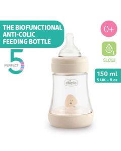 Chicco Perfect5 Baby Feeding Bottle 150ml For 0m+ (Unisex)