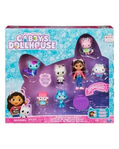 Gabby's Dollhouse Deluxe Figure Gift Set with 7 Toy Figures and Surprise Accessory Children Toys for Kids ages 3 years and up