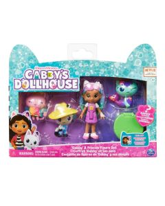 Gabby's Dollhouse Rainbow Themed Gabby & Friends Toy Figure Pack with Doll house Delivery & Surprise Accessory, for Girls ages 3 years up