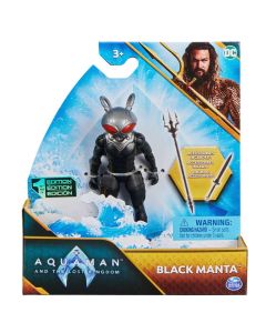 Aquaman Movie 4" Black Manta Action Figure For Kids 3 Years And Up