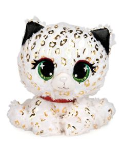 Gund P. Lushes 6 Inches Plush Toy - 24kt Carti Snow Leopard Fashion Pets Collectible Stuffed Toy for Kids Ages 3 years up