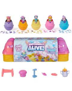 Hatchimals Alive Egg Carton  Self-Hatching Eggs With Accessories For Girls 3 Years Old And Up