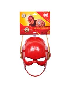 Spin Master DC Comics The Flash Movie Action Mask with Ring Roleplay Costume, for Boys ages 4 years and above	