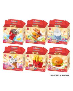 QMAN Building Blocks Build & Fun Qman's Burger SELECTED IN RANDOM For Kids 6 Years Old And Up