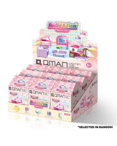 Qman Build & Fun-Warm Life Lighten The Dream Series Building Blocks For Girls 8 Years Old And up