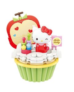 Keeppley Sanrio Cupcake Series - Hello Kitty Apple Cupcake Building Block Toys for Girls 6 Years up