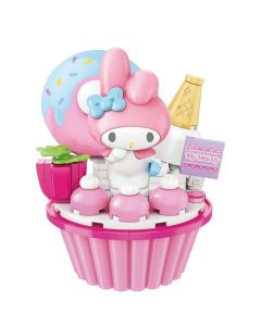 Keeppley Sanrio Cupcake Series - My Melody Strawberry Cupcake Building Block Toys for Girls 6 Years up