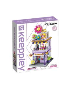 Keeppley City Corner Fragrance Store Assortment Playing Building Blocks Bricks Toys QMAN Compatible with Lego Blocks for Kids 6 years up