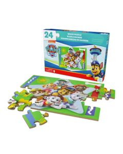 Cardinal Games Paw Patrol Wood Puzzle 24pcs For Kids 4 Years And Up