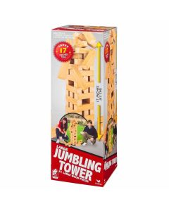Cardinal Games Giant Tumbling Tower 17 Inches for Kids 6 years up