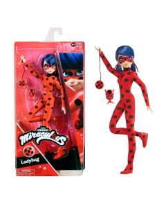 Miraculous 10.5" Fashion Posable Doll Lady Bug For Kids 4 Years Old And Up