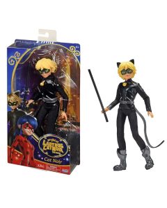 Miraculous Lady Bug & Cat Noir Movie Doll Cat Noir Posable For Kids 4 Years Old And Up
