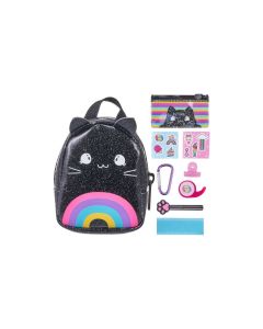 Real Littles Season 5 Themed Backpack - Black Cat, Mini Bag Toys for Girls 6 years up