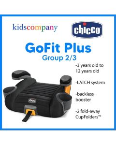 Chicco GoFit Plus Booster Car Seat - Iron