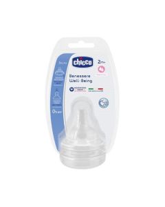 Chicco Silicone Teat Pack 3pcs Regular
